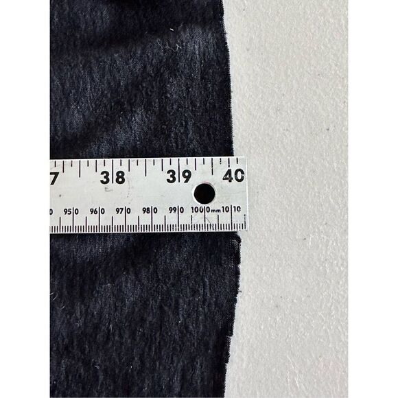 Free People Maxi Ruched Dress Womens M Black V-Neck Drawstring Baggy - Picture 12 of 12